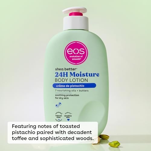 Eos Shea Better Body Lotion- Creme De Pistachio  Soothes Dry Skin  16 Fl Oz