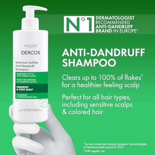 Vichy Dercos Selenium Sulfide Anti-Dandruff Shampoo (Various Sizes)