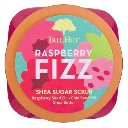 Tree Hut Shea Sugar Scrub, Raspberry Fizz, 18 Oz 18 Oz