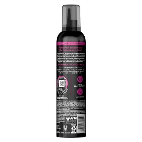 Tresemme Plumping Mousse Amplified Volume for 24H Lift and Body with Pro Lock Technology  10.5 Oz