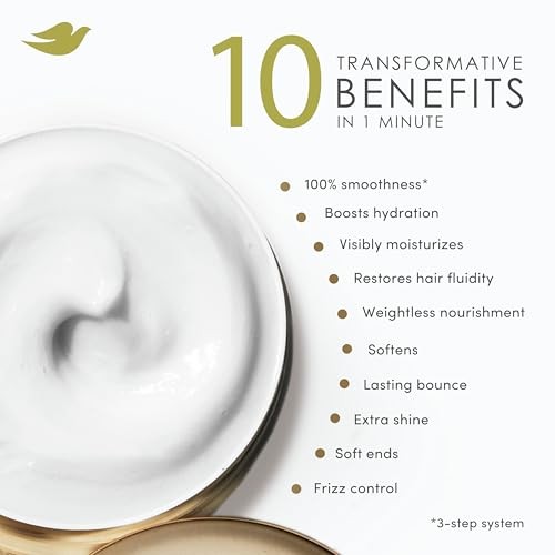Dove 10-in-1 Hydrating Hair Mask Hyaluronic Moisture with Hyaluronic Serum  9.2 Oz Jar