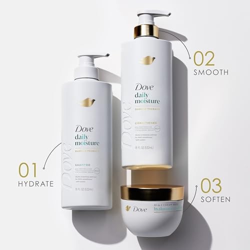 Dove 10-in-1 Hydrating Hair Mask Hyaluronic Moisture with Hyaluronic Serum  9.2 Oz Jar