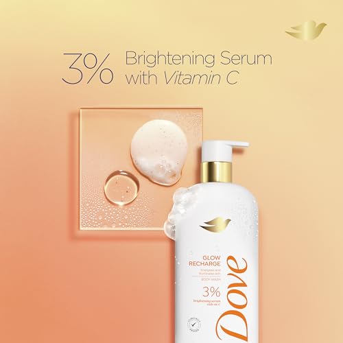 Dove Body Wash, Glow Recharge, 18.5 OZ