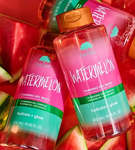 Girls,Women Tree Hut Watermelon Foaming Gel Wash Body-wash-shower-gel