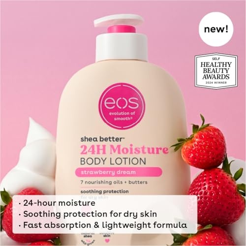 Eos Body Lotion, Strawberry Dream, 16 OZ