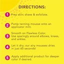 Jergens Natural Glow Instant Sun Sunless Tanning Mousse, Ultra Deep Bronze, 6 OZ