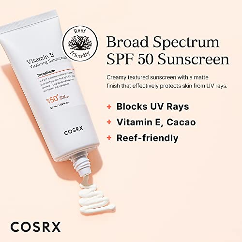 COSRX - Vitamin E Vitalizing Sunscreen SPF50+ - 50ml