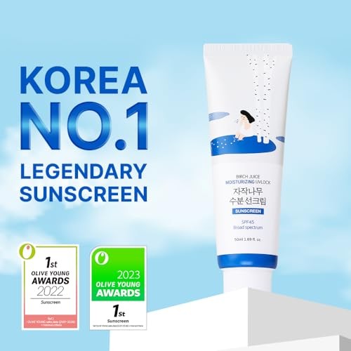 ROUND LAB Birch Moisturizing Sunscreen UVLock SPF 45+ Broad Spectrum (50ml)