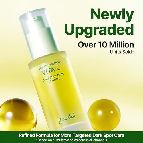GOODAL Green Tangerine Vitamin C Serum [Advanced Ver.] – Facial Serum with 5% Niacinamide & Exosome Technology | Helps Improve the Dull Skin for Rad
