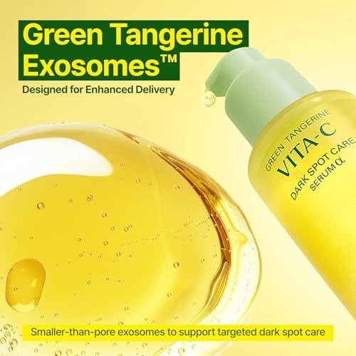 GOODAL Green Tangerine Vitamin C Serum [Advanced Ver.] – Facial Serum with 5% Niacinamide & Exosome Technology | Helps Improve the Dull Skin for Rad
