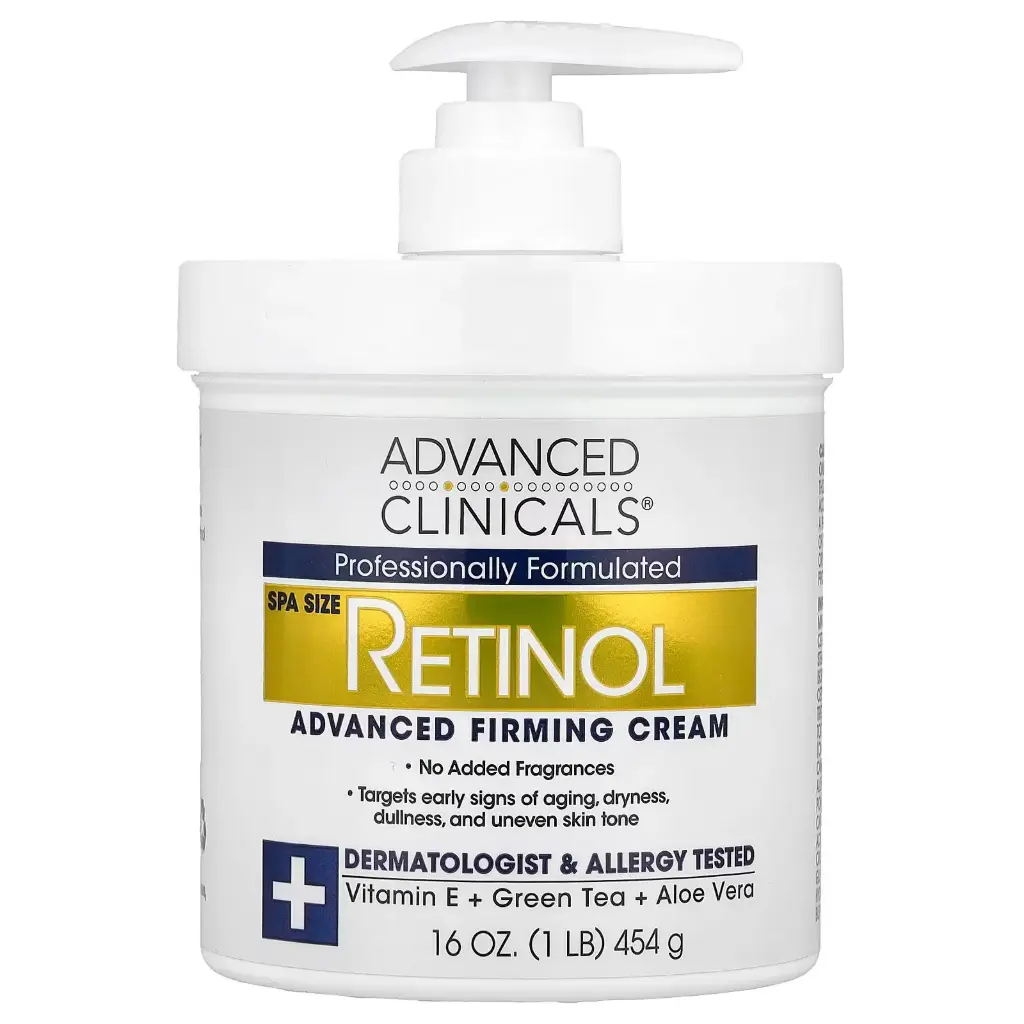 ADVANCED CLINICALS RETINOL FIRMING CREAM 454GR