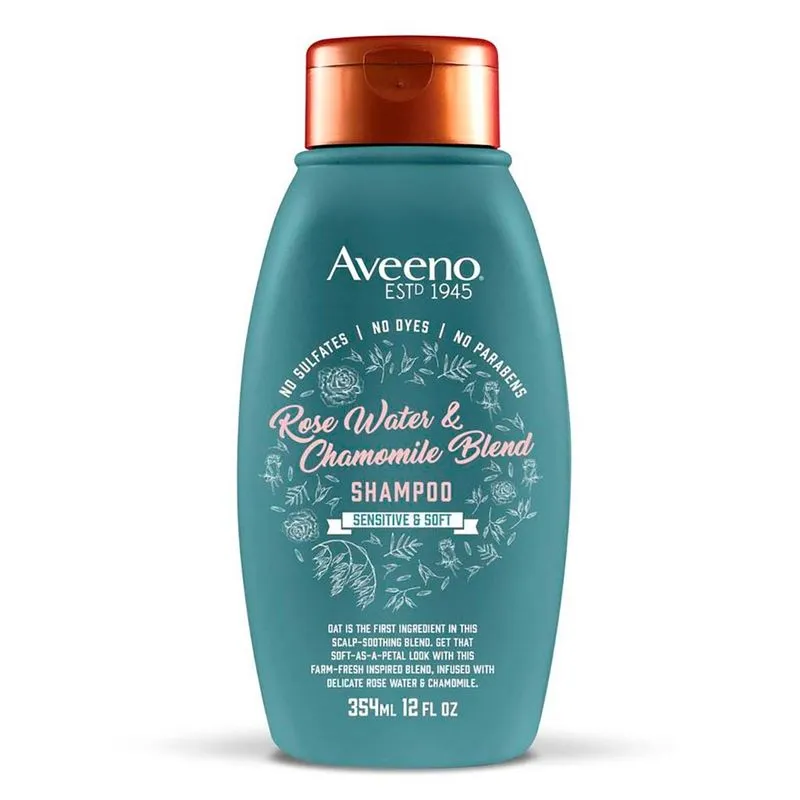 AVEENO SHAMPOO 354ML ROSE WATER 