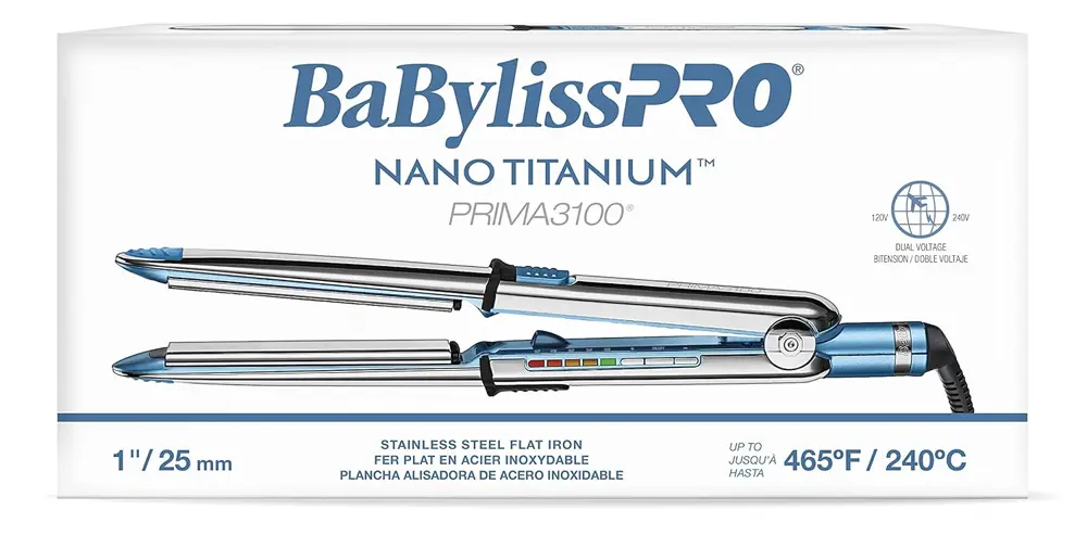 BABYLISS OPTIMA 3100 PLANCHA PLATEADA