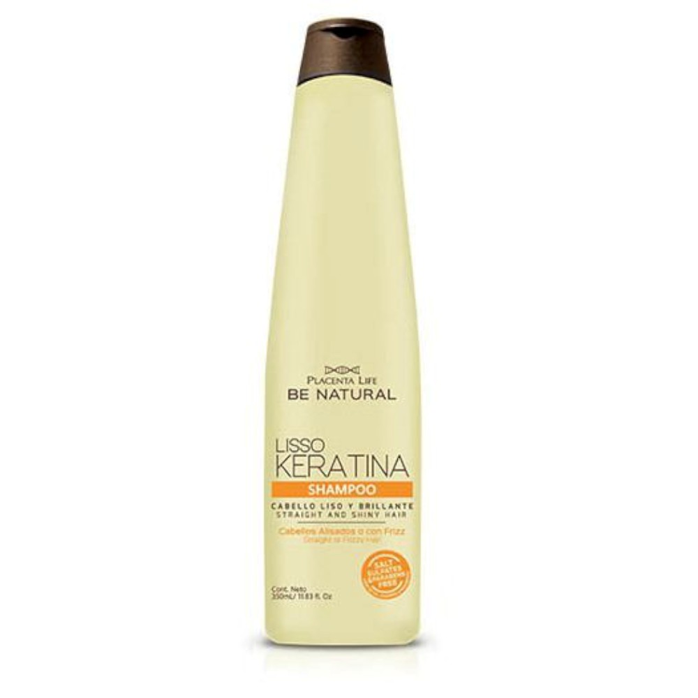 BE NATURAL SHAMPOO 350ML LISSO KERATINA