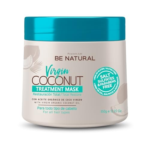 BE NATURAL TREATMENT MASK 350GR VIRGIN COCONUT MASCARILLA