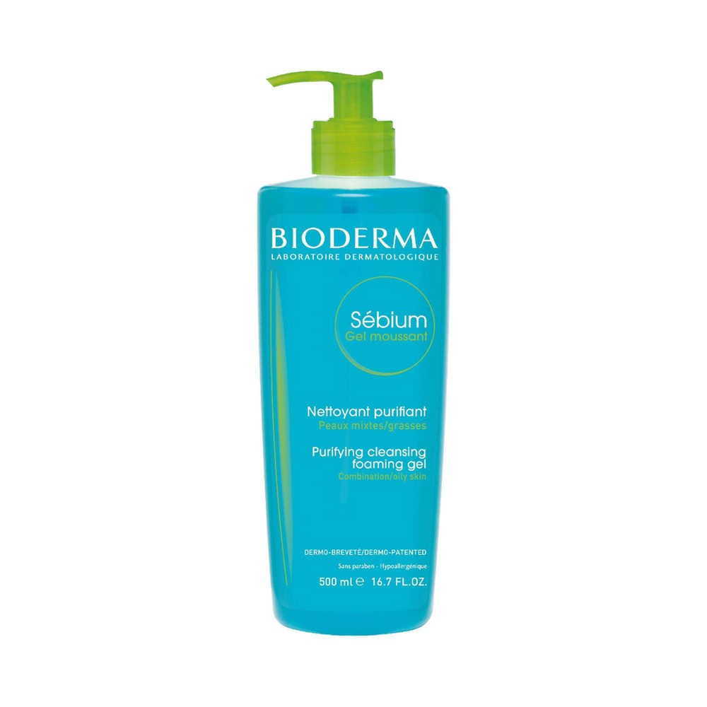 BIODERMA SEBIUM GEL MOUSSANT 500ML JABON PARA PIEL GRASA