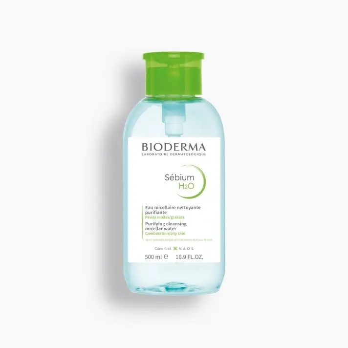 BIODERMA SEBIUM H2O EAU MICELLAIRE 500 ML NETTOYANTE AGUA MICELAR