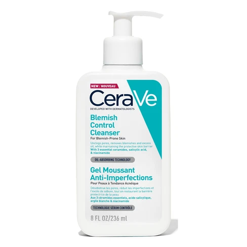 CERAVE BLEMISH CONTROL CLEANSER 236ML JABON PARA PIELES ACNEICAS