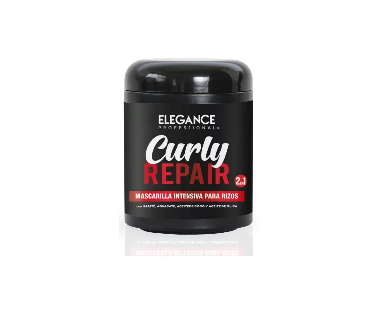 ELEGANCE CURLY REPAIR MASCARILLA 2 EN 1 RIZOS GRUESOS 500ML