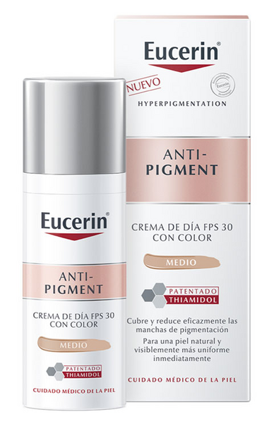EUCERIN ANTI-PIGMENT CREMA DE DIA FPS 30 CON COLOR