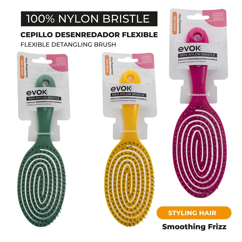 EVOK CEPILLO DESENREDADOR FLEXIBLE ESQUELETO 