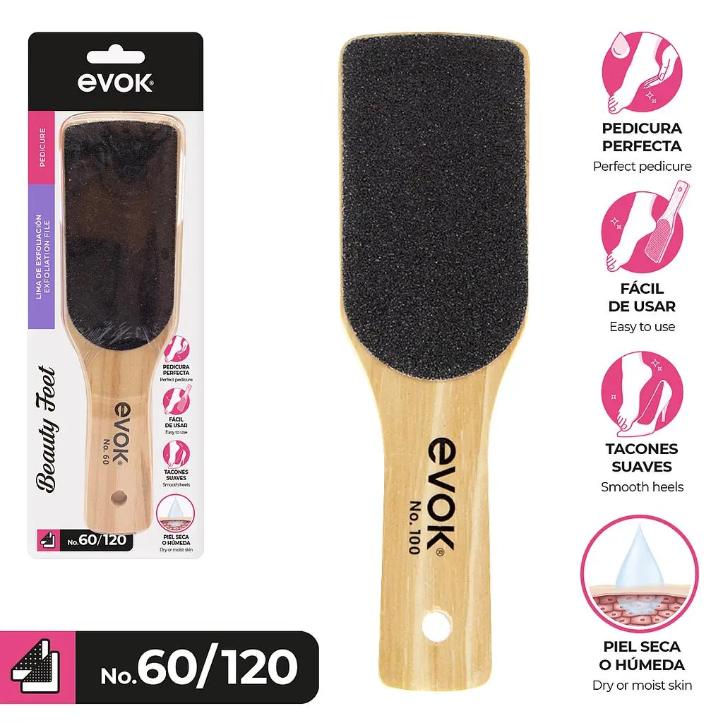 EVOK LIMA DE EXFOLIACION PEDICURE N°120