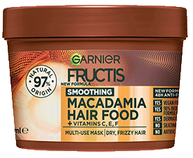 GARNIER HAIR FOOD MACADAMIA MASK 390ML