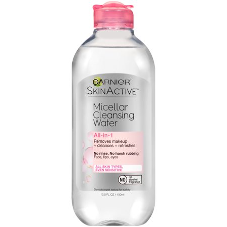 GARNIER MICELLAR CLEANSING WATER ALL IN 1 TAPA ROSADA