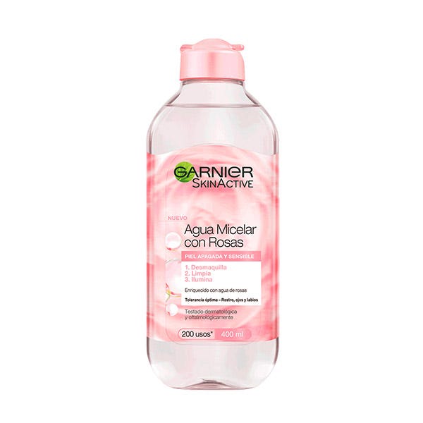 GARNIER SKINACTIVE AGUA DE ROSAS AGUA MICELAR 400ML