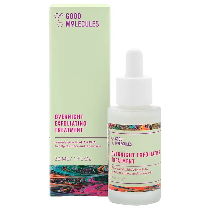 GOOD MOLECULES OVERNIGHT EXFOLIATING TREATMENT 30ML EXFOLIANTE NOCTURNO