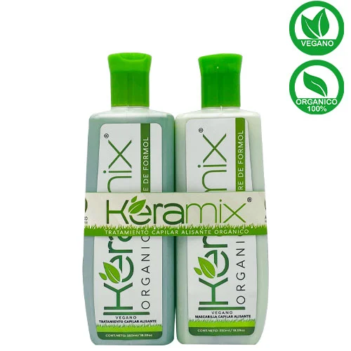 KERAMIX CIRUGIA CAPILAR 550CM PASOS 1 Y 2 ALISANTE ORGANICO SIN FORMOL