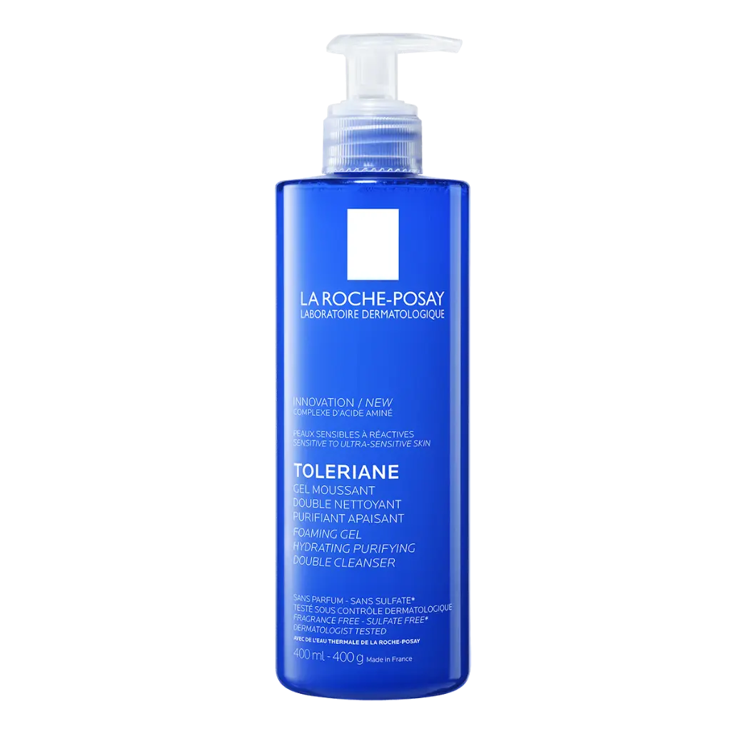 LA ROCHE POSAY TOLERAINE GEL ESPUMOSO DOBLE LIMPIADOR 400ML