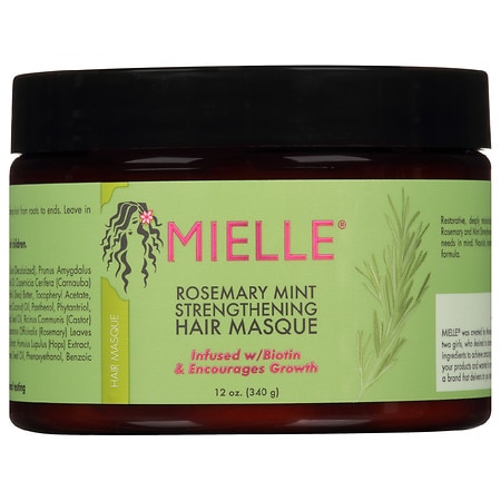 MIELLE ROSEMARY MINT STRENGHTENING HAIR MASQUE 340GR ROMERO Y MENTA