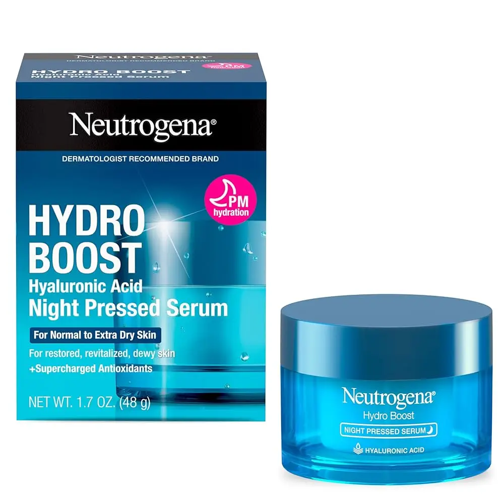 NEUTROGENA HYDRO BOOST HYALURONIC ACID NIGHT PRESSED SERUM