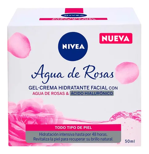 NIVEA AGUA DE ROSAS GEL CREMA HIDRATANTE