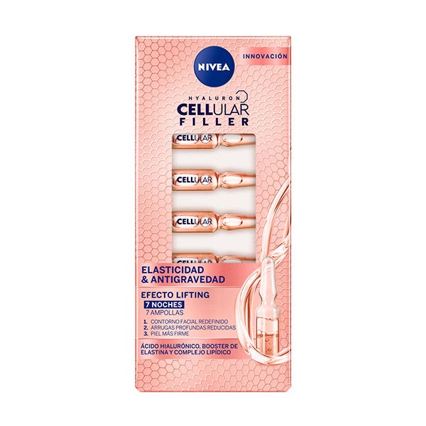 NIVEA AMPOLLAS CELLULAR FILLER HYALURON 