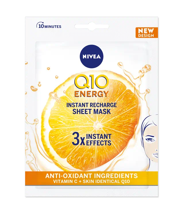 NIVEA SOBRE Q10 ENERGY INSTANT RECHARGE SHEET MASK