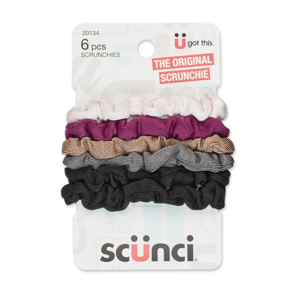 SCUNCI ALL HAIR ALL DAY COMFY HOLD COLITAS X6