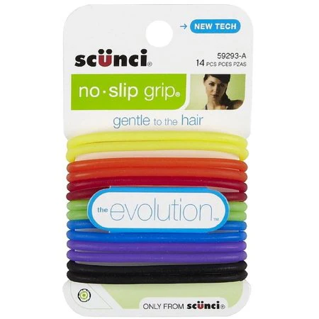 SCUNCI COLAS 14PCS GEL NO SLIP GRIP