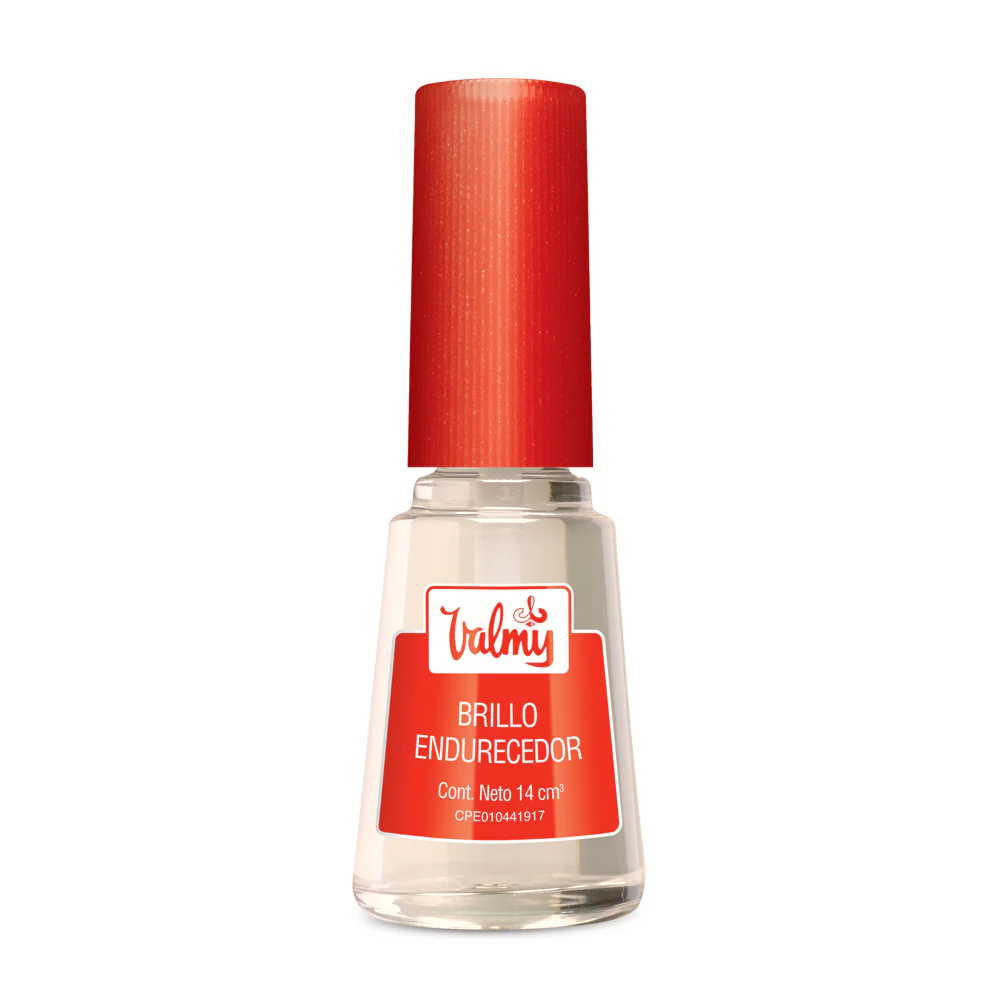 VALMY ESMALTE ENDURECEDOR BRILLO TAPA ROJA