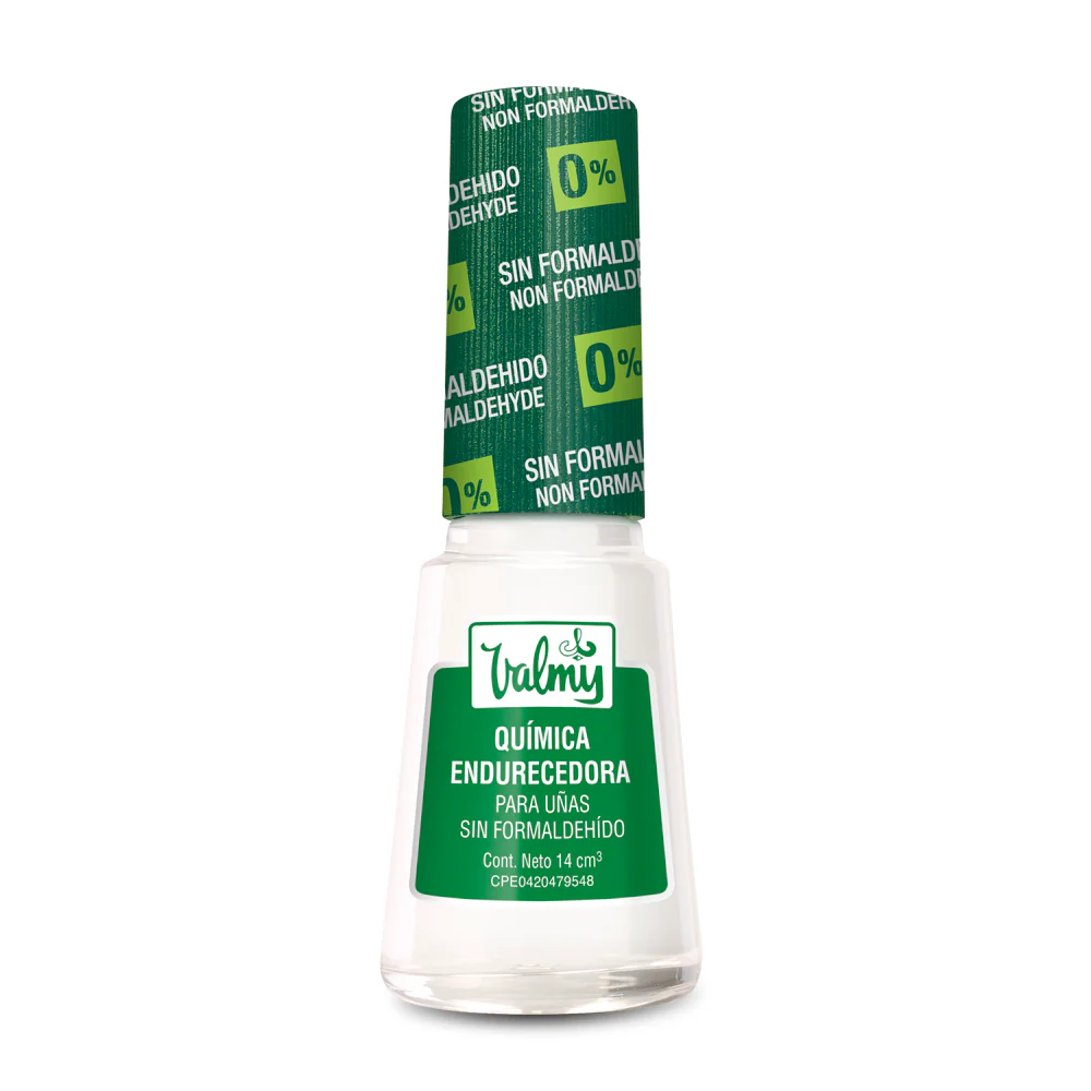 VALMY TRATAMIENTO UÑAS QUIMICA ALEMANA ENDURECEDORA TAPA VERDE