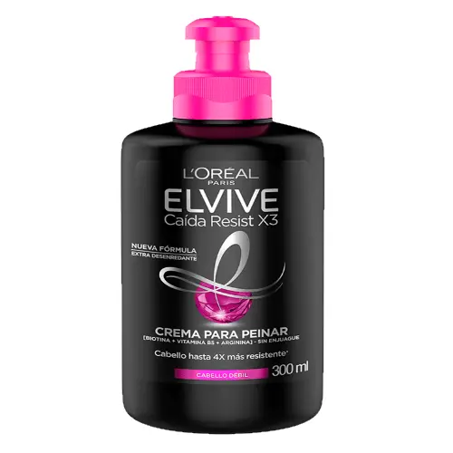 LOREAL ELVIVE CREMA PARA PEINAR 300 ML CAIDA RESIST 