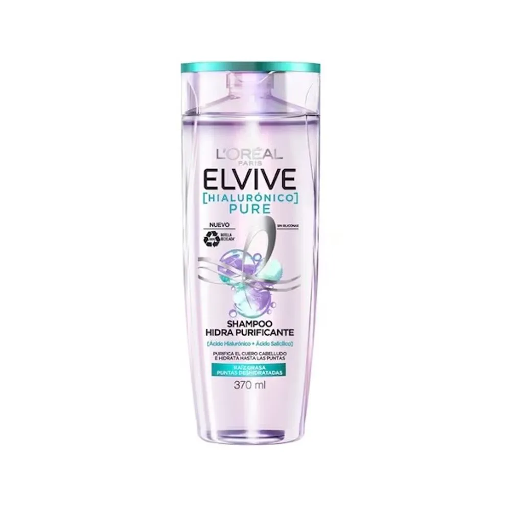 LOREAL ELVIVE SHAMPOO 370ML HIALURONICO PURE