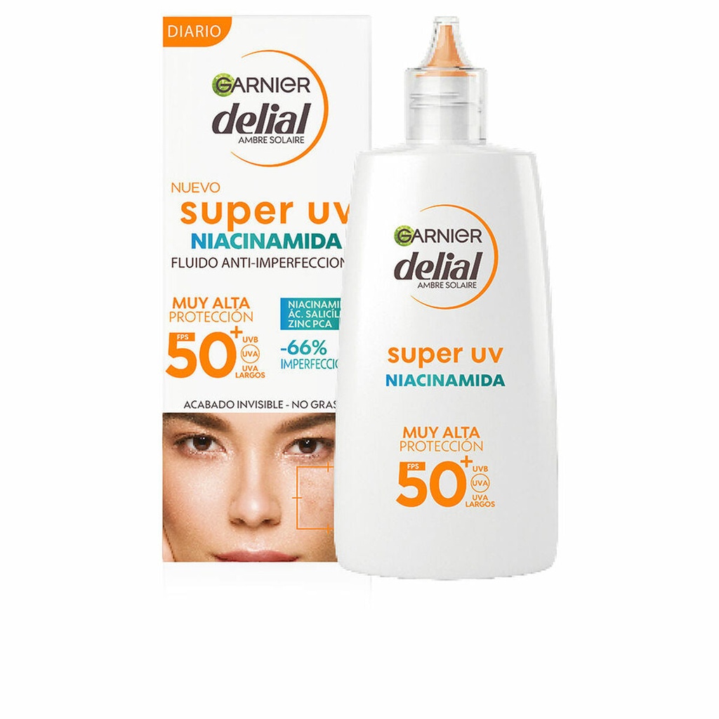 Garnier Delial tratamiento anti-imperfeccion con niacinamida Super Uv SPF 50 40 Ml 