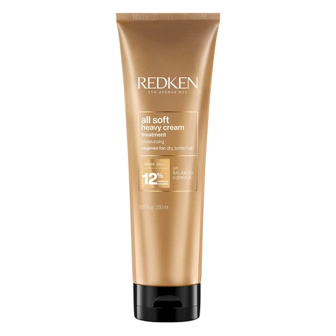 Redken All Soft crema pesada de tratamiento intensivo 250ml Cabello seco y Quebradizo