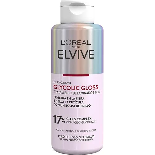 Loreal Elvive Glycolic Gloss Tratamiento de laminado 5 Min 200 Ml