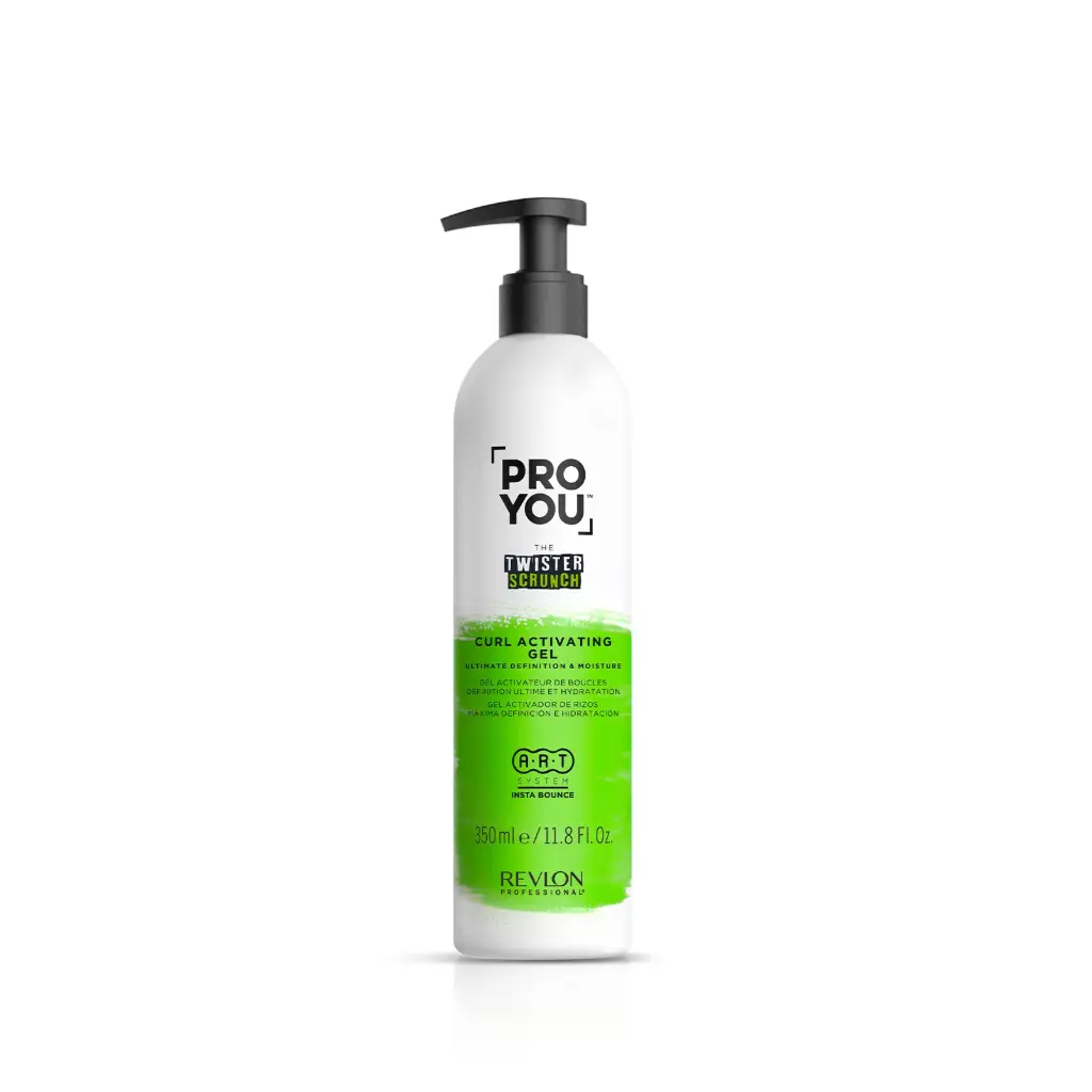 Revlon Pro You the Twister Scrunch Curl Active Gel, 350 Ml Gel activador de rulos