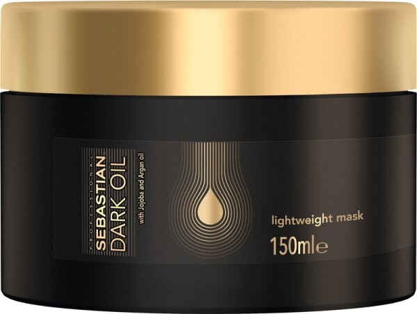 Sebastian Dark Oil Light and Nourishing Mask 150 Ml Mascarilla ligera suavizante y nutritiva