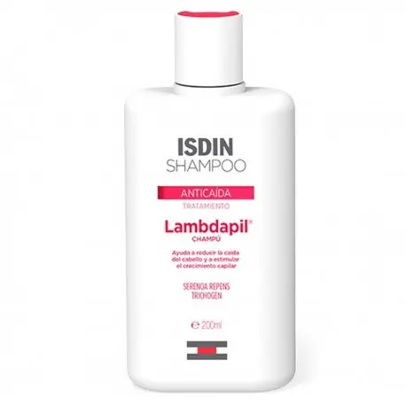 Shampoo Isdin Lambdapil (200 Ml) Shampoo anti-caida