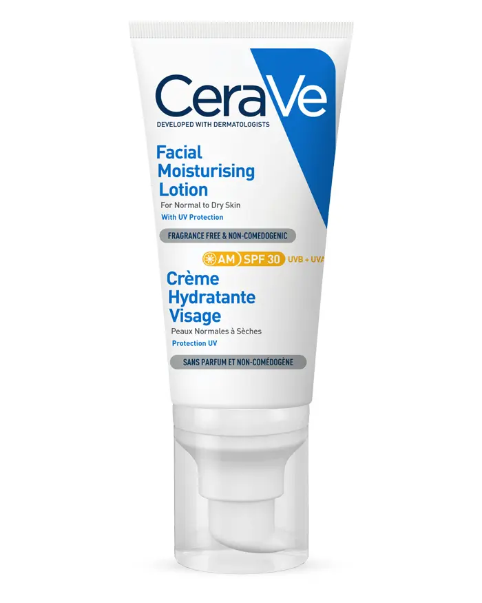 CeraVe locion hidrante facial de dia con proteccion solar SPF 30 52ml